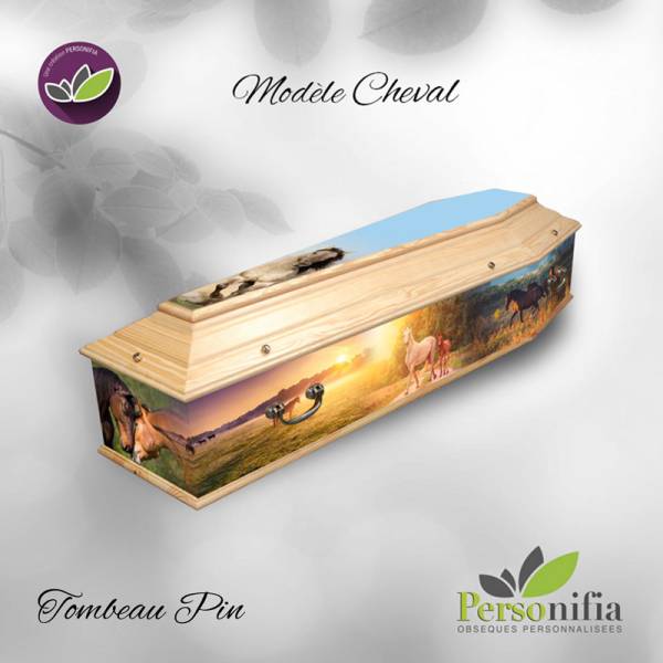 tombeau pin cheval