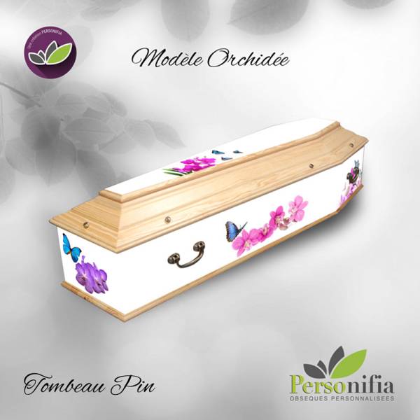 tombeau pin orchidée