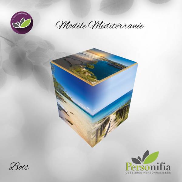 urne bois méditérranée