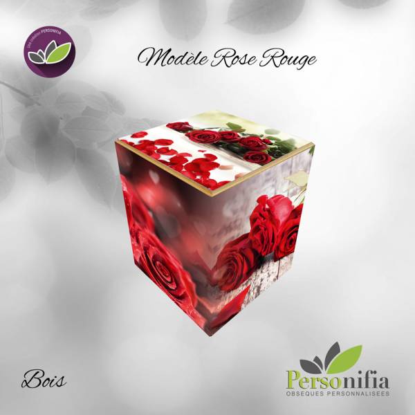 urne bois rose rouge