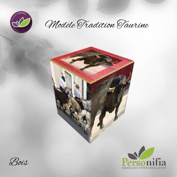 urne bois tradition taurine